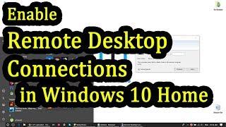 How to Enable Remote Desktop Connection on Windows 10 Home edition