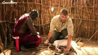 Freddie Flintoff Suffocates A Goat for the Maasai