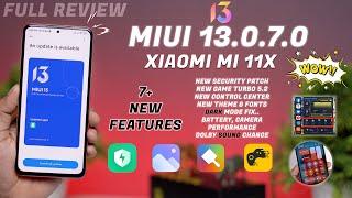 Full Review : Mi 11x MIUI 13.0.7.0 7 + New Features, Dark Mode Fix, New Sound, Battery, Camera & All