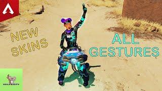 New Epic Skin for Lifeline (Corrupt Plasma), All Gestures. [Apex Legends - VOD - Dec.24]