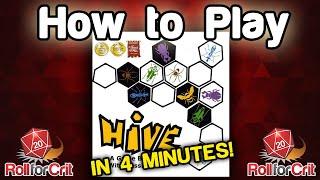 How to Play Hive | Roll For Crit