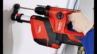 Работа перфоратора hilti te 4-a22 с пылесборником