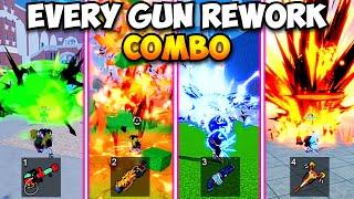 The BEST Combo For Every REWORKED Gun In Blox Fruits Update 24!