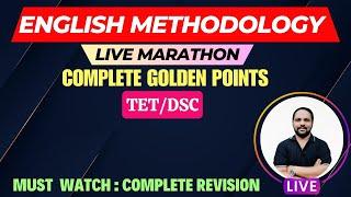 ENGLISH METHODOLOGY || Important Concepts || TET/DSC