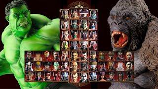 Mortal Kombat 9 - HULK & KING KONG  - Expert Tag Ladder - Gameplay @(1080p) - 60ᶠᵖˢ 