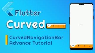 Flutter Curved Navigation Bar | Bottom navigation bar With Animation in Flutter