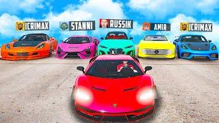 ich JAGE YOUTUBER aber alle 60 SEK NEUES AUTO in GTA 5!