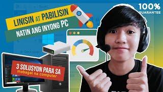 How to Speed Up Your PC - Clean C Drive in Windows 10 | Solusyon sa Mabagal na Computer