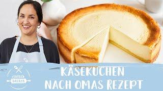 Käsekuchen | Quarkkuchen | Käsekuchen mit Boden aus Mürbeteig  I Einfach Backen