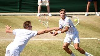 2014 Day 11 Highlights, Pospisil/Sock vs Paes/Stepanek, Semi-Final