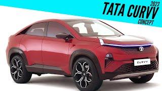 Tata Curvv Concept SUV with turbo petrol engine showcased | AUTOBICS