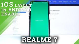 How to Get iOS Launcher in Realme 7 – Download and Install iOS Layout