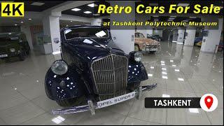 Retro Cars For Sale at Tashkent Polytechnic Museum/Ретро Машины Для Продажи в Политехническом Музее