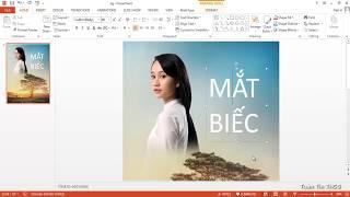 Tạo poster bằng PowerPoint