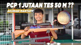 PCP 1 JUTAAN TES LONG RANGE AKURASI MANTAP !! HARGA SENAPAN ANGIN PCP MOSER OD 32 MAGAZIN 2024