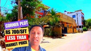 CORNER PLOT 700 Rs/Sft Less◇Plots for sale in Bangalore◇House for sale in Bangalore◇Prithvi Nivasi