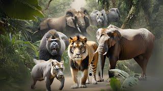 Amazing Jungle Animals: Fun Facts for Kids! #lion #elephant #tiger