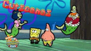 The SpongeBob SquarePants Movie Game (GBA) - All Cutscenes [4K]