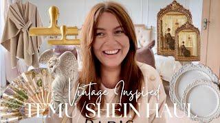 HUGE* VINTAGE TEMU/SHEIN HAUL ️| Suzy Darling