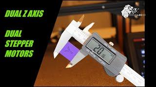 Dual Z axis on the Voxelab Aquila with Dual stepper Motors!