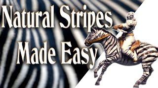 How to paint Natural Stripes on minis