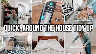 LAST MINUTE HOLIDAY CLEAN UP | QUICK CLEANING MOTIVATION