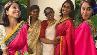 Actress Regina Cassandra Onam Celebrations With Her Family | TFPC