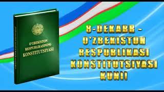 8-dekabr O‘zbekiston respublikasi Konstitutsiyasi qabul qilingan kun. NavDPI talabalari tabrigi