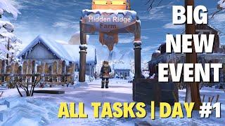 Big New Event! Winter Of Despair | All Tasks - Day #1 Last Day On Earth Survival