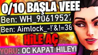 0/10 BAŞLA ve HİLE AÇTIM DİYEREK TRYHARD OYNA! | VALORANT