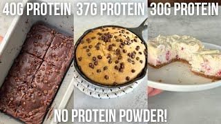 10 High Protein, Low Calorie Dessert Recipes Without Protein Powder