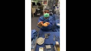 Ear drum repair / tympanoplasty using cartilage. Step by step surgery video