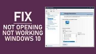 How To Fix NVIDIA Control Panel Not Opening / Not Working