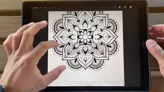 Oriental Ornamental Tattoo Procreate Pack for iPad / iPad pro