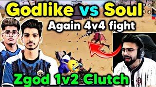 Godlike vs Soul again 4v4 fight in scrims  Zgod vs Omega ️