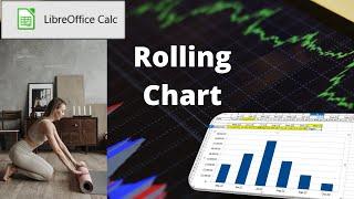 How to create an automatic six month rolling chart in LibreOffice Calc