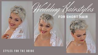 Wedding Hairstyles for Short Hair | How to style your hair for the own wedding