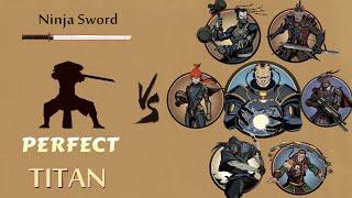 Shadow Fight 2 || Ninja Sword vs TITAN Bodyguards 「iOS/Android Gameplay」