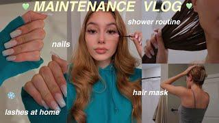 MAINTENANCE ROUTINE 2024 | weekly prep, at home lashes, self care tips, everything shower