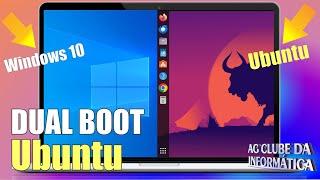 DUAL BOOT WINDOWS 10 e LINUX UBUNTU