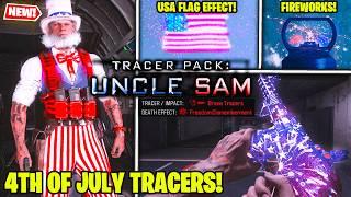 NEW Tracer Pack UNCLE SAM BUNDLE  USA FLAG EFFECT on MW3 WARZONE (M16 Eagle's Cry Brave Tracers)