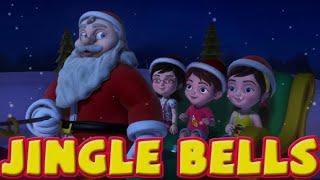 Jingle Bells with Lyrics | Kids Christmas Songs | Christmas Carols