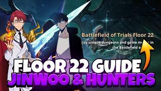 [Solo Leveling: Arise] - F2P DOMINATION! Battlefield of Trials Floor 22! BEAT THE TORNADO!