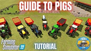 GUIDE TO PIGS - Farming Simulator 22