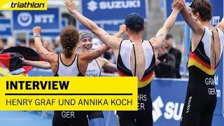 Mixed-Relay-Weltmeister Annika Koch und Henry Graf im Interview | WTCS Hamburg 2024