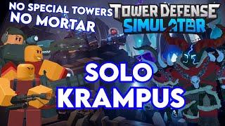 How To SOLO Krampus Revenge with NO SPECIAL TOWERS in TDS