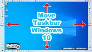 Shifting Perspectives: How to Move Taskbar on Windows 10