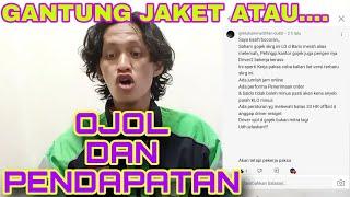 OJOL DAN PENGHASILANNYA !!! ADAKAH YANG MAMPU BERTAHAN !!! #ojol #bangdjuple #bangvlad