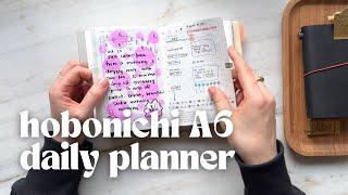 3 ways I use the Hobonichi Techo A6 Planner: Planner, Journal and Ink Swatch Book | Flipthrough