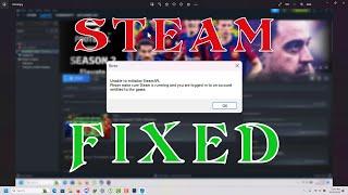 HOW TO FIX  EFOOTBALL 2024 UNABLE TO INITIALIZE STEAM API